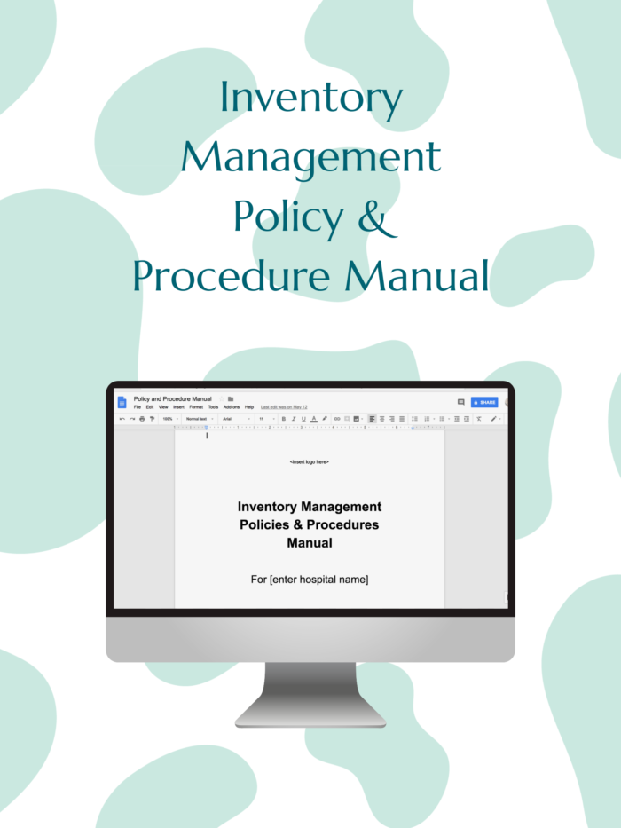 Inventory Policy and Procedure Manual